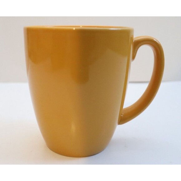 Vintage Corning Ware‎ Corelle Coffee Cups Mugs Gold Yellow Custom Todaying - Picture 2 of 3